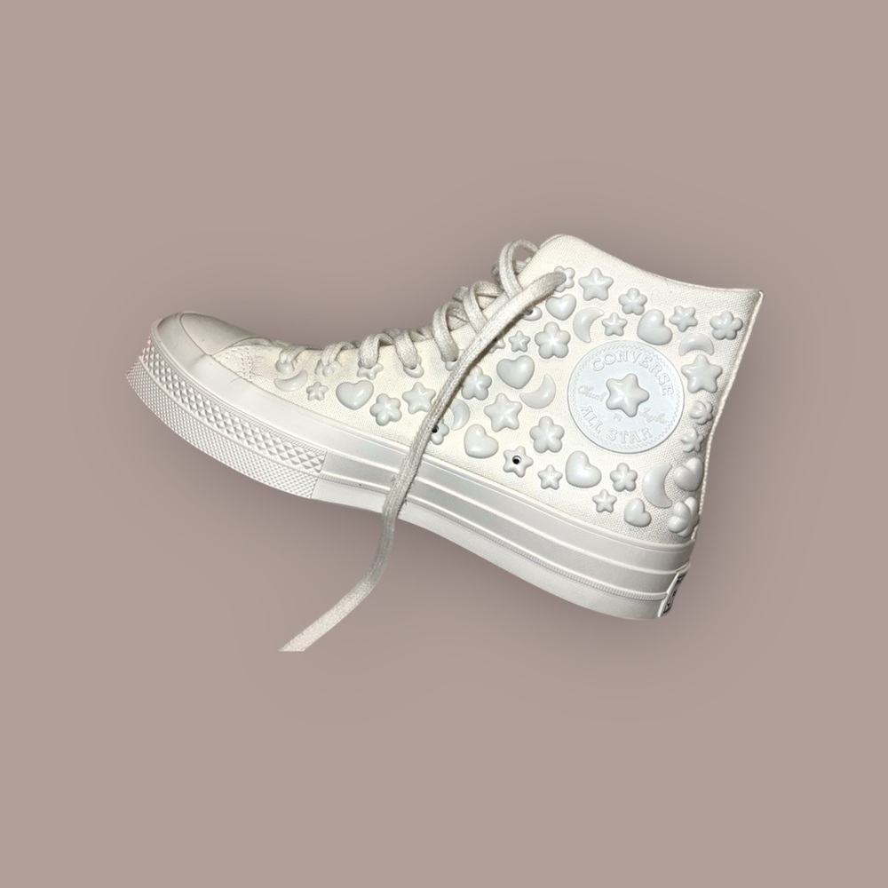 (TEMPORARY PRICE DROP) LIMITED EDITION Converse Women's White High-Top Sneakers